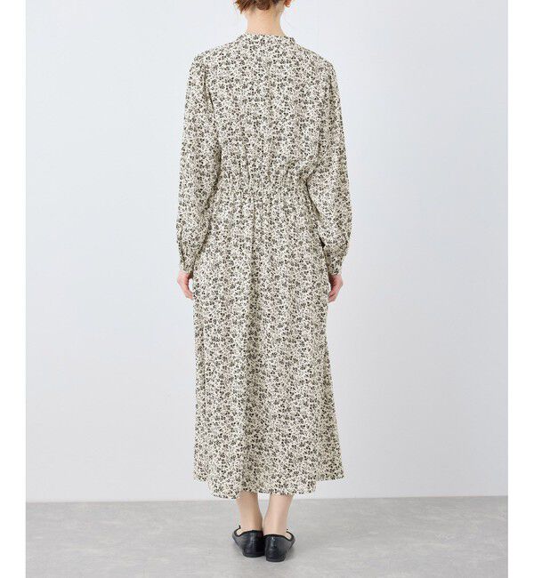 Rope&rsquo;Picnic「小花柄スキッパーロングワンピース」|ワンピース|