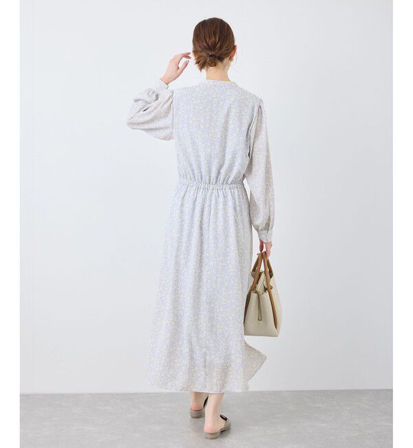 Rope&rsquo;Picnic「小花柄スキッパーロングワンピース」|ワンピース|