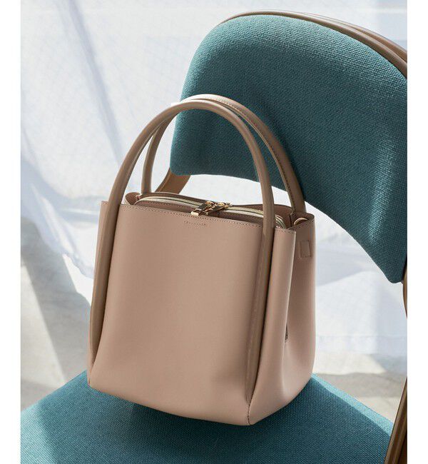 ROPE PICNIC PASSAGE「3層スクエアフォルムミドルショルダー＆ハンドバッグ」|ショルダー・メッセンジャー|ベージュ系(28)