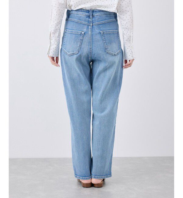 Rope&rsquo;Picnic「【ウエスト革命デニム】ウエストシェイプハイライズマムジーンズ」|デニム|