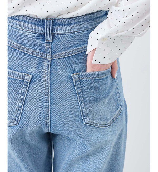 Rope&rsquo;Picnic「【ウエスト革命デニム】ウエストシェイプハイライズマムジーンズ」|デニム|