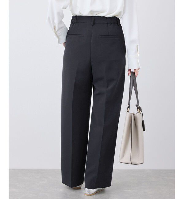 Rope&rsquo;Picnic「【花粉ガード】360&deg;ウルトラストレッチ ワイドスラックスパンツ/セットアップ対応」|チノ|