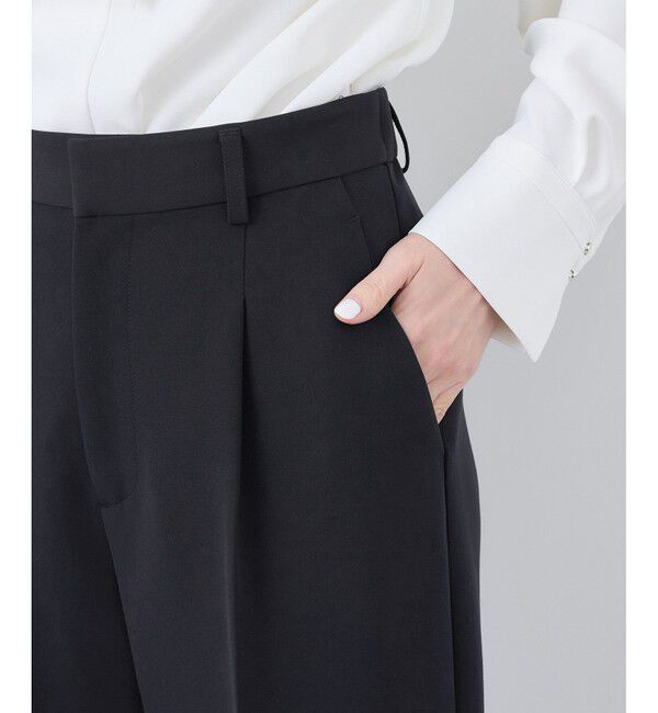 Rope&rsquo;Picnic「【花粉ガード】360&deg;ウルトラストレッチ ワイドスラックスパンツ/セットアップ対応」|チノ|