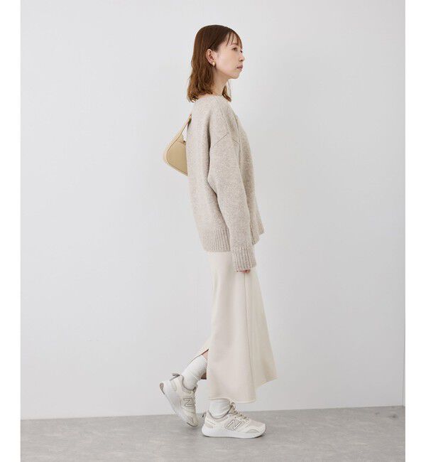 Rope&rsquo;Picnic「【3サイズ展開】裏起毛ボンディングジョーゼットアイラインスカート」|スカート|