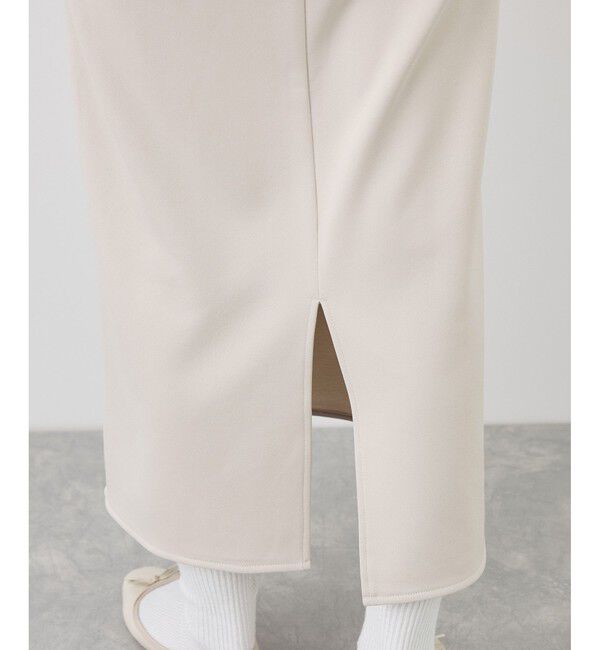 Rope&rsquo;Picnic「【3サイズ展開】裏起毛ボンディングジョーゼットアイラインスカート」|スカート|