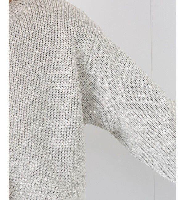 Rope&rsquo;Picnic「布帛使いショート丈カーディガン」|カーディガン|