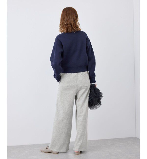 Rope&rsquo;Picnic「ロゴ刺繍入りワイドスウェットパンツ」|チノ|