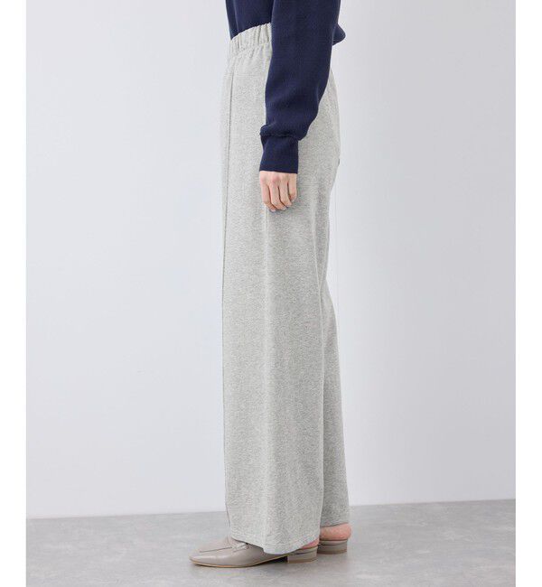 Rope&rsquo;Picnic「ロゴ刺繍入りワイドスウェットパンツ」|チノ|