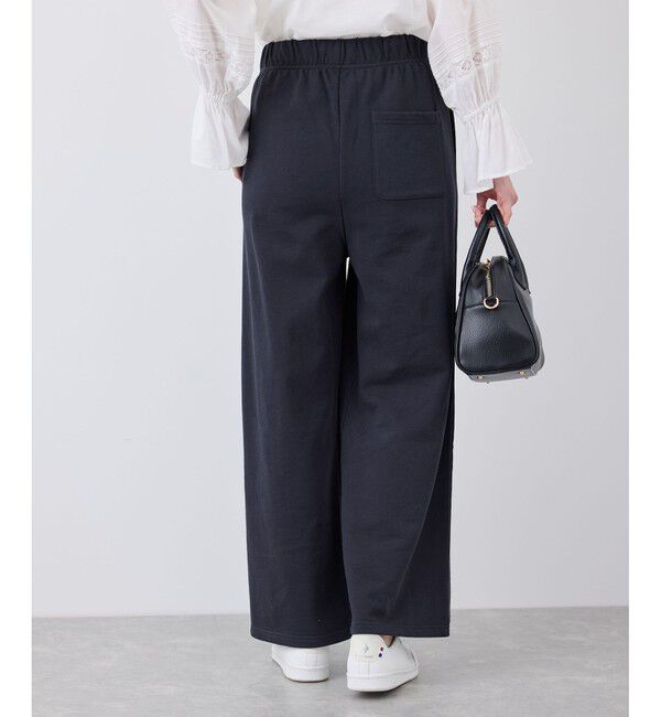 Rope&rsquo;Picnic「ロゴ刺繍入りワイドスウェットパンツ」|チノ|