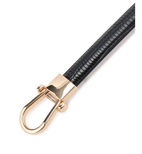 ROPE PICNIC PASSAGE「10mm型押しくるみビットバックルスライドベルト」|ベルト|