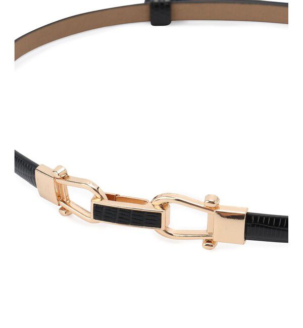 ROPE PICNIC PASSAGE「10mm型押しくるみビットバックルスライドベルト」|ベルト|