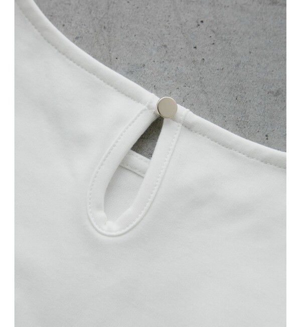 Rope&rsquo;Picnic「(接触冷感&times;UVカット)ウエストタックペプラムトップス」|Tシャツ・カットソー|