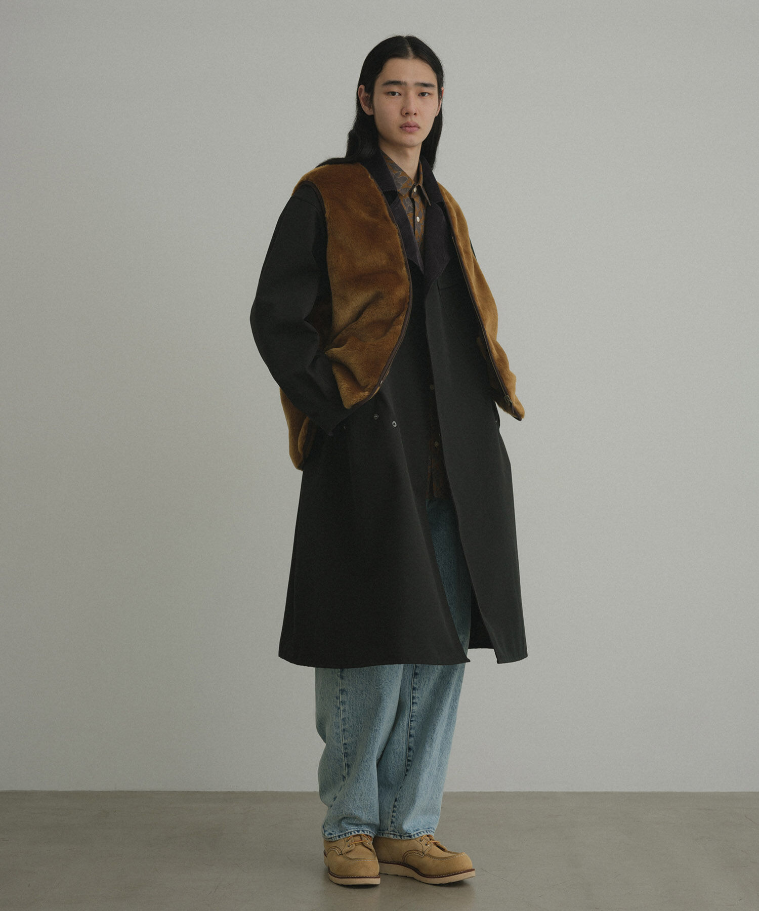 ADAM ET ROPE'「《別注》【Barbour】リバーシブル フロントジップ ファーライナー ベスト / ロイヤルワラント / ユニセック」|その他|