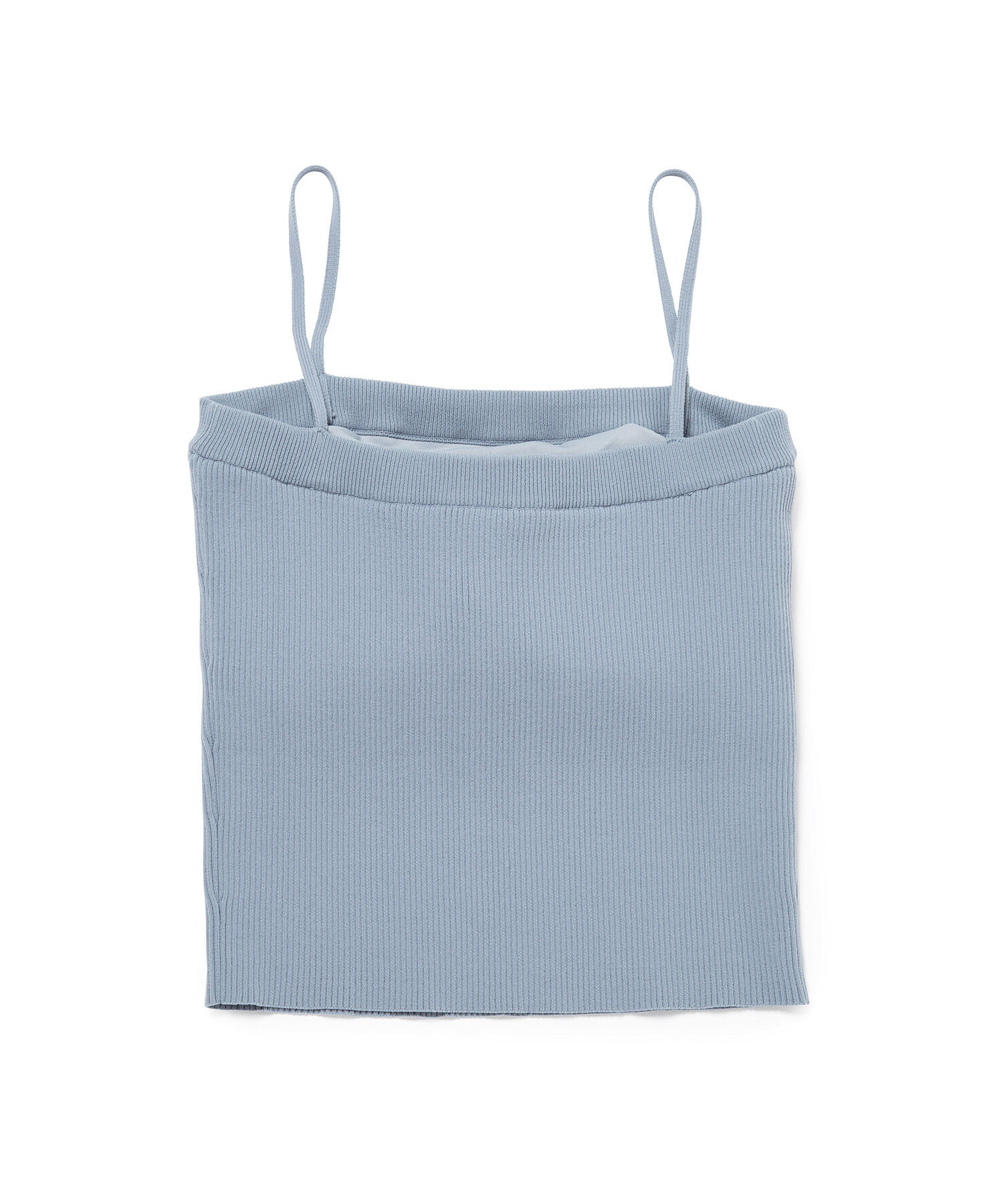 ADAM ET ROPE'「カップ付きリブニットキャミソール」|キャミソール|