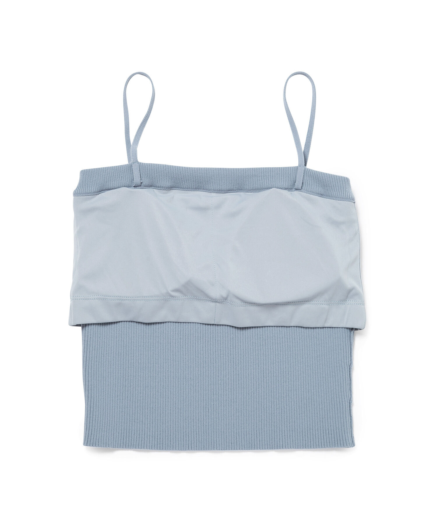 ADAM ET ROPE'「カップ付きリブニットキャミソール」|キャミソール|