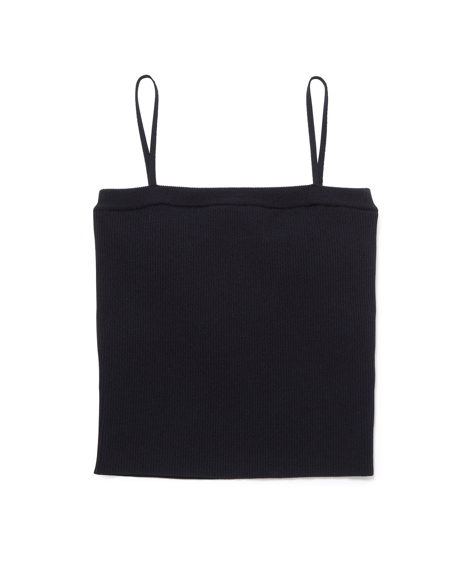 ADAM ET ROPE'「カップ付きリブニットキャミソール」|キャミソール|