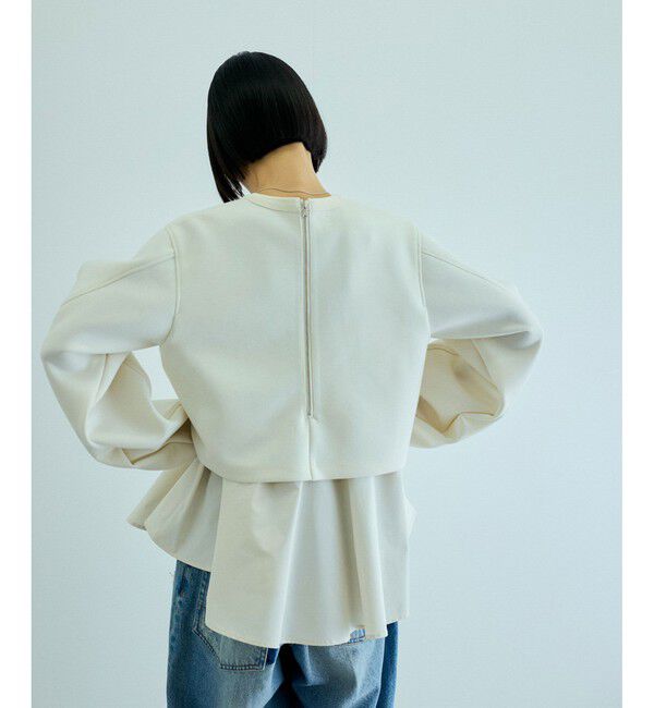 ADAM ET ROPE'「レイヤードペプラムチュニック」|その他|