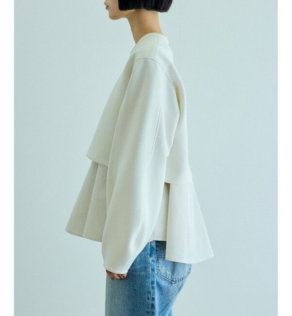 ADAM ET ROPE'「レイヤードペプラムチュニック」|その他|