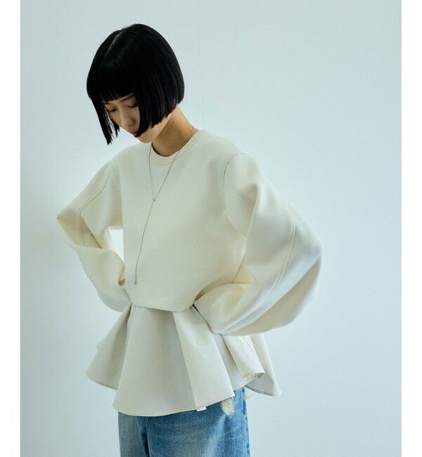 ADAM ET ROPE'「レイヤードペプラムチュニック」|その他|