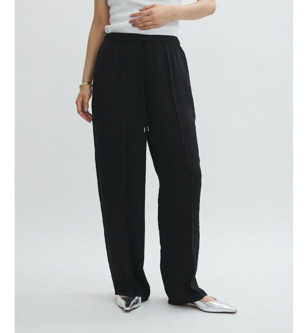 ADAM ET ROPE'「【サステナブル】イージーパンツ」|チノ|