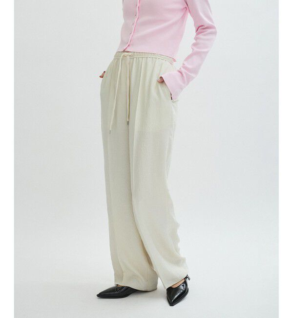 ADAM ET ROPE'「【サステナブル】イージーパンツ」|チノ|オフホワイト(15)