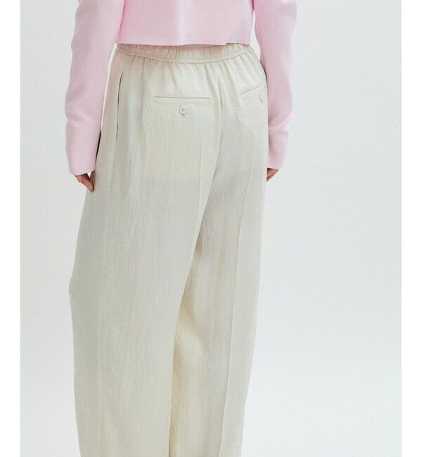 ADAM ET ROPE'「【サステナブル】イージーパンツ」|チノ|