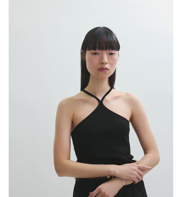 ADAM ET ROPE'「Mロックホルターキャミ」|キャミソール|