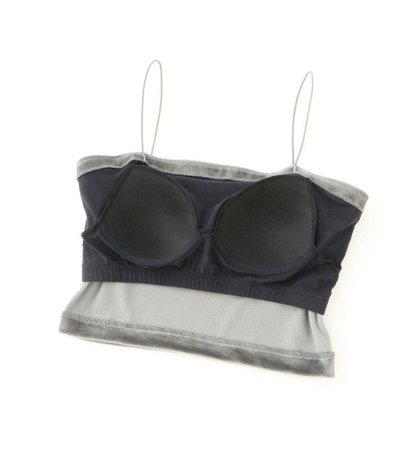 ADAM ET ROPE'「【EMOELLE】カップ付きベロアキャミソール」|キャミソール|