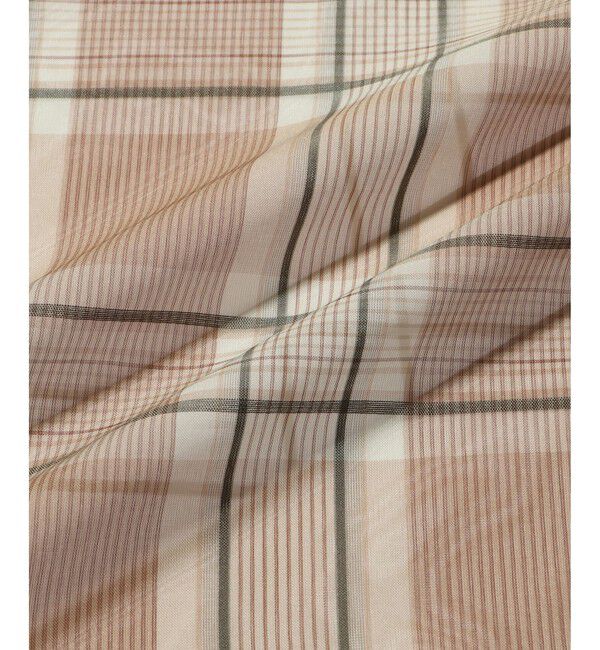 ADAM ET ROPE'「シアー パターンド PO シャツ」|シャツ・ブラウス|