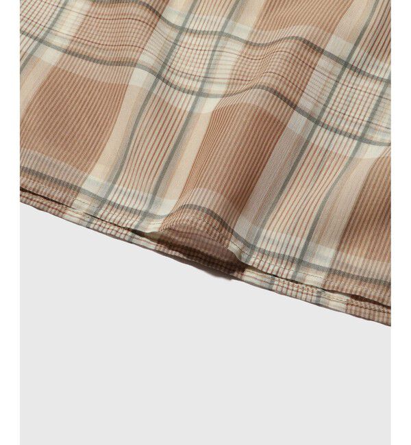 ADAM ET ROPE'「シアー パターンド PO シャツ」|シャツ・ブラウス|