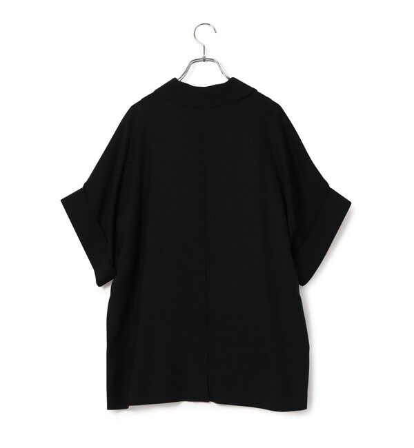 ADAM ET ROPE'「【サステナブル】ショートスリーブシャツジャケット」|テーラードジャケット|