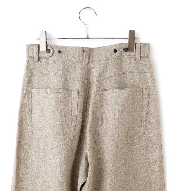 ADAM ET ROPE'「リネン5ポケットパンツ」|チノ|