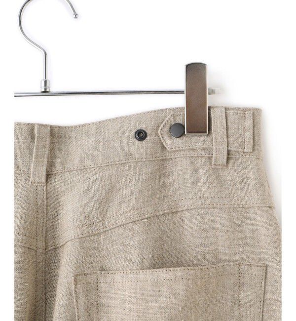 ADAM ET ROPE'「リネン5ポケットパンツ」|チノ|