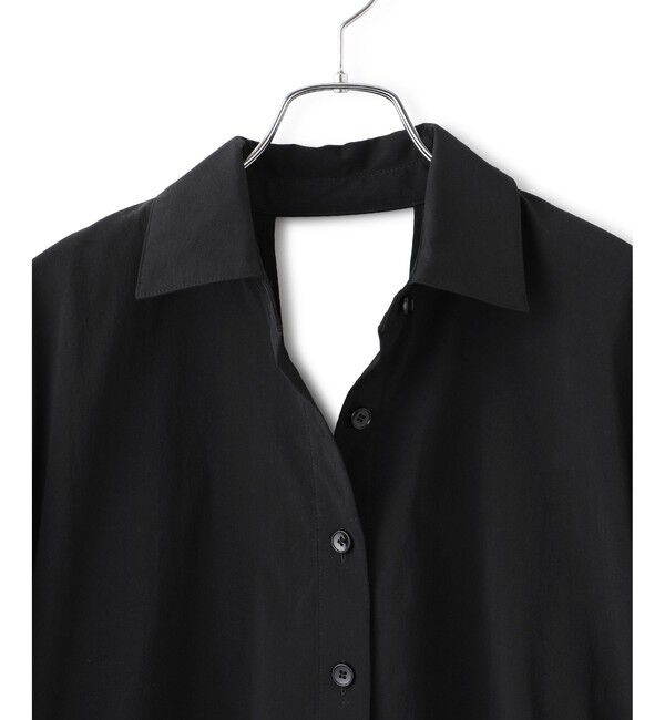 ADAM ET ROPE'「ハーフスリーブタフタワンピース」|ワンピース|