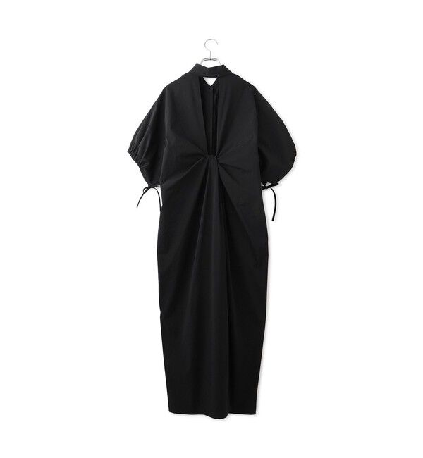 ADAM ET ROPE'「ハーフスリーブタフタワンピース」|ワンピース|