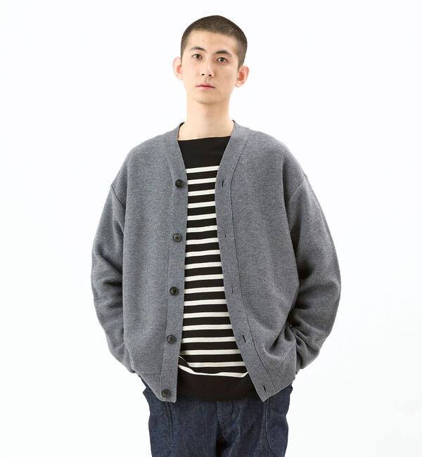 ORCIVAL「ORCIVAL | ウールコットン Vネックカーディガン MEN」|ニット・セーター|