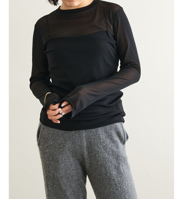  「【La nature linge】シアーチュールプルオーバー」|Tシャツ・カットソー|