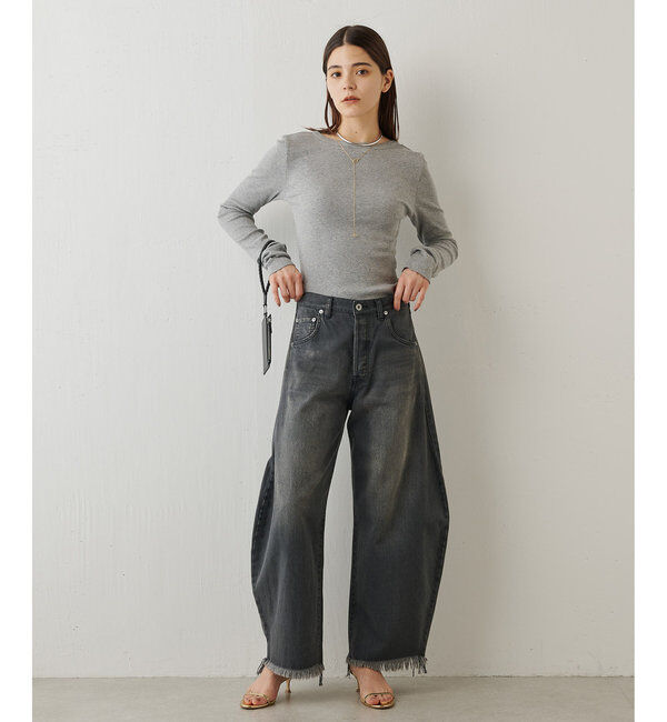  「Vバックシャンテレコカットソー」|Tシャツ・カットソー|