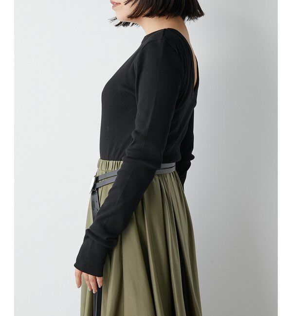  「Vバックシャンテレコカットソー」|Tシャツ・カットソー|