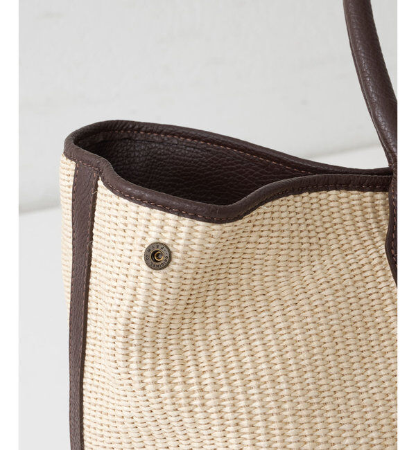  「【MAURIZIO TAIUTI】ストローレザートートバッグ」|トートバッグ|