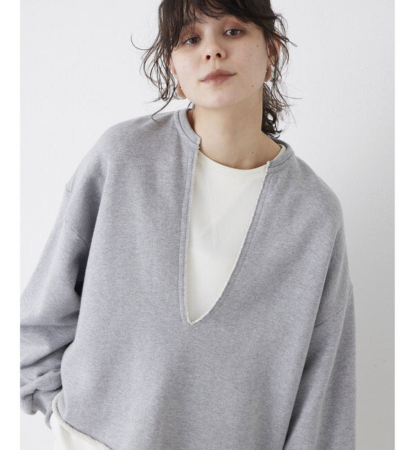  「スウェットVネックプルオーバー２」|Tシャツ・カットソー|