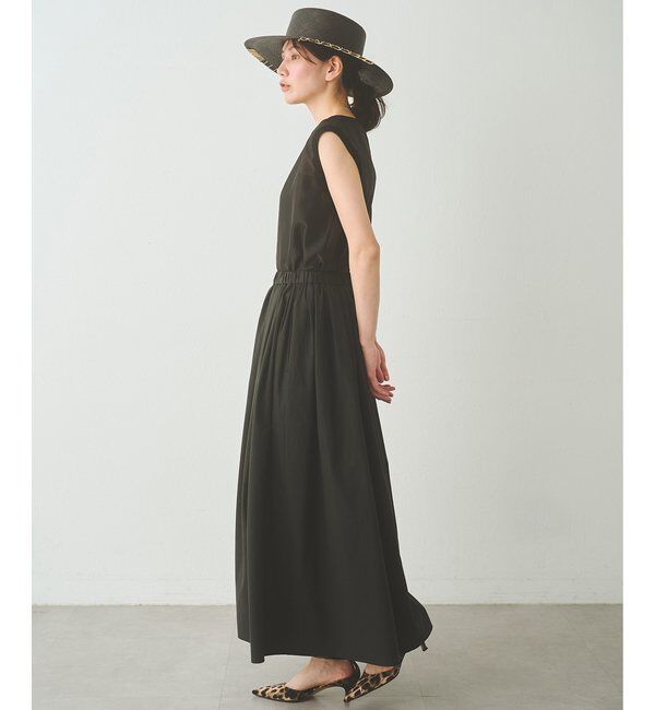 Drawing Numbers「【Drawing Numbers】シャイニーシースルーノースリーブブラウス」|シャツ・ブラウス|