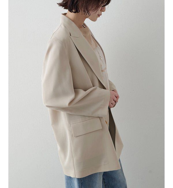  「ツイルダブルブレストジャケット」|テーラードジャケット|