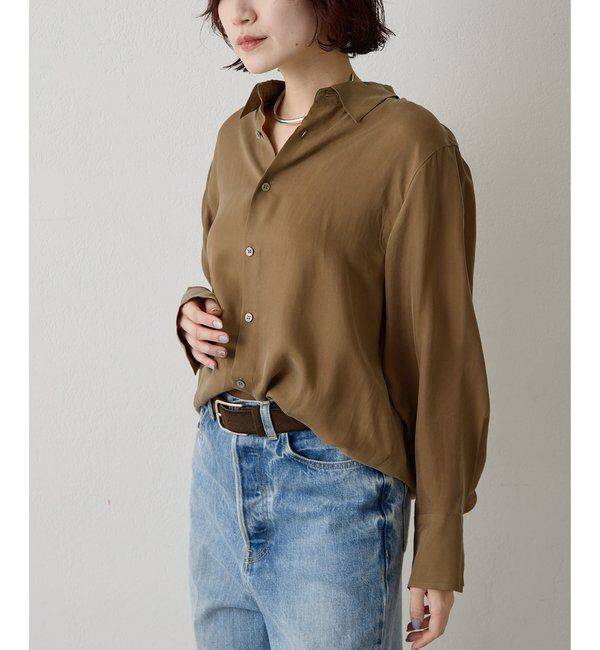  「キュプラフィブリルシャツ」|シャツ・ブラウス|