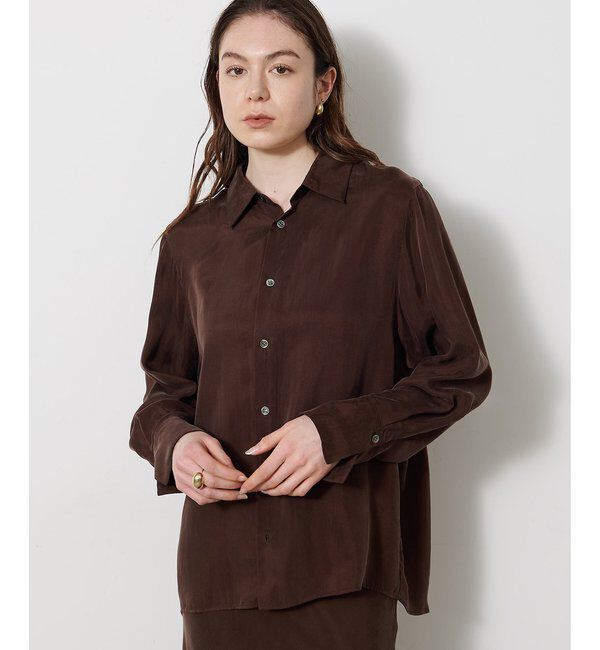  「キュプラフィブリルシャツ」|シャツ・ブラウス|