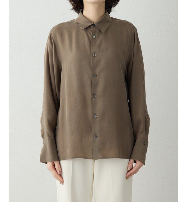  「キュプラフィブリルシャツ」|シャツ・ブラウス|