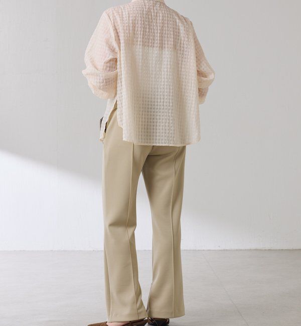  「ボウタイチェックブラウス」|シャツ・ブラウス|