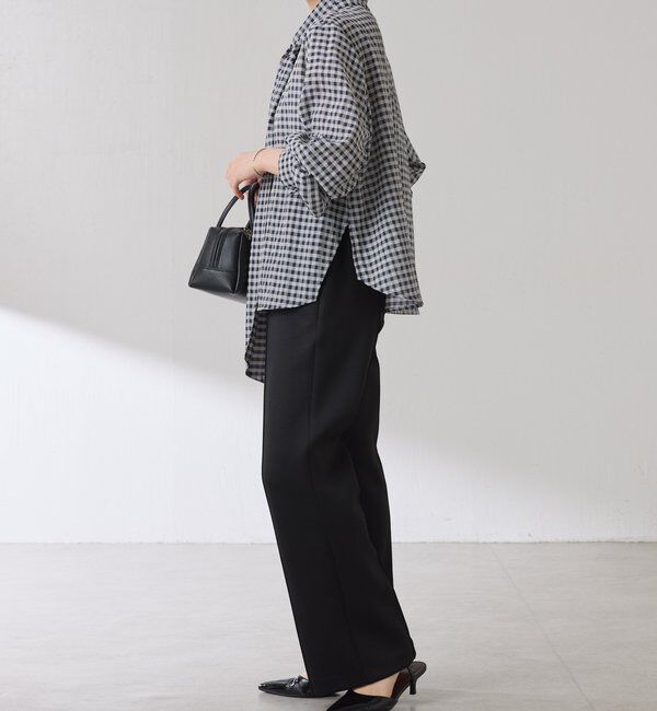  「ボウタイチェックブラウス」|シャツ・ブラウス|