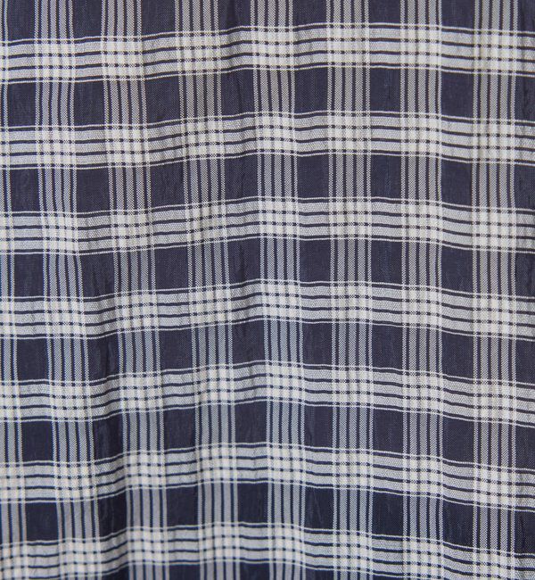  「ボウタイチェックブラウス」|シャツ・ブラウス|