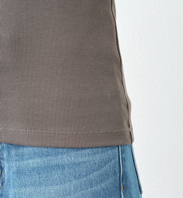  「【レイヤードスタイルに◎】ミニマルテレコタンク」|キャミソール|